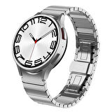 Samsung Galaxy Watch 4 5 6 7 FE 40 40 44 Classic 42 43 46 47 mm Kordon Baklalı Metal Kordon