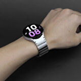 Samsung Galaxy Watch 4 5 6 7 FE 40 40 44 Classic 42 43 46 47 mm Kordon Baklalı Metal Kordon