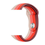 Apple Watch 10 42mm - 38/40/41mm Gökkuşağı Kordon 2/3/4/5/6/se/7/8/9