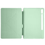 Samsung Galaxy Tab S9 Plus X810 X816 X818 Kılıf Kalem Bölmeli Trifolding Case