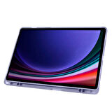Samsung Galaxy Tab S9 FE Plus/S10 Plus Kılıf Kalem Bölmeli Trifolding Case X610 X616 X820 X826 X828 