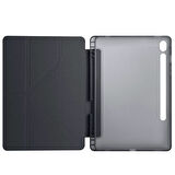 Samsung Galaxy Tab S9 FE X510 X516 Kılıf Kalem Bölmeli Trifolding Case