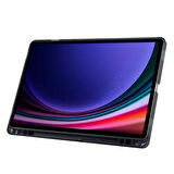 Samsung Galaxy Tab S9 FE X510 X516 Kılıf Kalem Bölmeli Trifolding Case