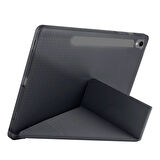Samsung Galaxy Tab S9 FE X510 X516 Kılıf Kalem Bölmeli Trifolding Case