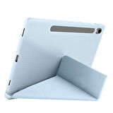 Samsung Galaxy Tab S9 FE X510 X516 Kılıf Kalem Bölmeli Trifolding Case