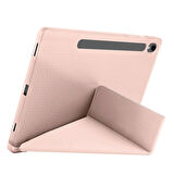 Samsung Galaxy Tab S9 FE X510 X516 Kılıf Kalem Bölmeli Trifolding Case