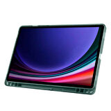 Samsung Galaxy Tab S9 FE X510 X516 Kılıf Kalem Bölmeli Trifolding Case