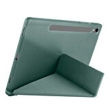Samsung Galaxy Tab S9 FE X510 X516 Kılıf Kalem Bölmeli Trifolding Case