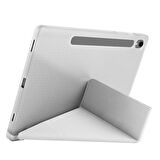 Samsung Galaxy Tab S9 FE X510 X516 Kılıf Kalem Bölmeli Trifolding Case