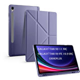 Samsung Galaxy Tab S9 FE X510 X516 Kılıf Kalem Bölmeli Trifolding Case