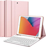 Samsung Galaxy Tab S6 Lite 2024 P620 P610 Kılıf Kablosuz Klavyeli Kılıf Mobax 13-15-17