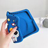 Samsung Galaxy Tab A9 Plus X210 X213 X215 X217 Kılıf Cute Dolls Standlı Eğlenceli 3D Karekterli Çocuk Kılıfı