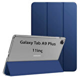 Samsung Galaxy Tab A9 Plus X210 X213 X215 X217 Kılıf PU Deri Smart Standlı Case