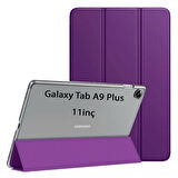 Samsung Galaxy Tab A9 Plus X210 X213 X215 X217 Kılıf PU Deri Smart Standlı Case