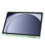 Samsung Galaxy Tab A9 Plus X210 X213 X215 X217 Kılıf Kalem Bölmeli Trifolding Case