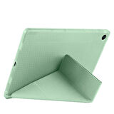 Samsung Galaxy Tab A9 Plus X210 X213 X215 X217 Kılıf Kalem Bölmeli Trifolding Case