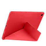Samsung Galaxy Tab A9 8.7inç X110 X113 X115 X117 Kılıf Kalem Bölmeli Trifolding Case