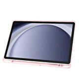 Samsung Galaxy Tab A9 8.7inç X110 X113 X115 X117 Kılıf Kalem Bölmeli Trifolding Case