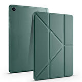 Samsung Galaxy Tab A9 8.7inç X110 X113 X115 X117 Kılıf Kalem Bölmeli Trifolding Case