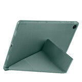 Samsung Galaxy Tab A9 8.7inç X110 X113 X115 X117 Kılıf Kalem Bölmeli Trifolding Case