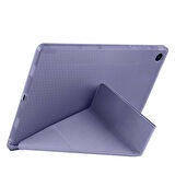 Samsung Galaxy Tab A9 8.7inç X110 X113 X115 X117 Kılıf Kalem Bölmeli Trifolding Case