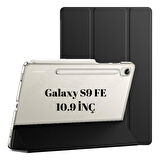 Samsung Galaxy Tab S9 FE X510 X516 X518 Kılıf PU Deri Smart Standlı Case