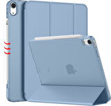 Apple iPad Air 11inç M2/M3 Air 4/5.Nesil 10.9 Kılıf PU Deri Smart Standlı Case 2025-2024 Flip