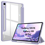 Samsung Galaxy Tab S9 FE / S9 11inç Kılıf Grafiti Şeffaf Kalem Bölmeli X710 X716 X718 X510 X516