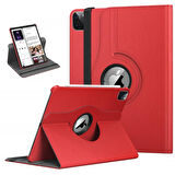 Apple iPad Pro 13inç M4 2024 Kılıf 360 Dönebilen Standlı Case A2925 A2926 A3007