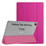 Samsung Galaxy Tab A9 Plus X210 X213 X215 X217 Kılıf New PU Deri Smart Standlı Case Uyku Modlu