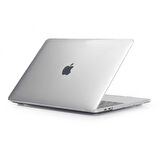 Apple Macbook Air 13.6inç M3 A3113 Kılıf Kristal Ön Arka Şeffaf Kapak