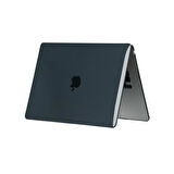 Apple Macbook Air 15inç 2024 M3 M2 A3114 A2941 Kılıf Kristal Ön Arka Şeffaf Kapak