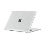Apple Macbook Air 15inç M3 A3114 Kılıf Simli Ön Arka Kapak