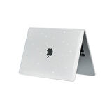 Apple Macbook Air 15inç M3 A3114 Kılıf Simli Ön Arka Kapak
