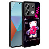 Xiaomi Redmi Note 13 Pro 5G Kılıf Parlak Kabartmalı İkonik Figürlü Amas Silikon Kapak
