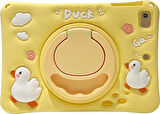 Apple iPad 7. Nesil 10.2" Kılıf Cute Dolls Standlı Eğlenceli 3D Karekterli Çocuk Kılıfı A2197 A2198 A2200