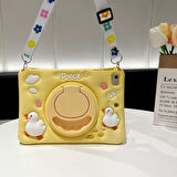 Apple iPad 7. Nesil 10.2" Kılıf Cute Dolls Standlı Eğlenceli 3D Karekterli Çocuk Kılıfı A2197 A2198 A2200