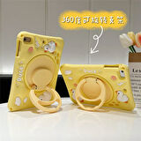 Apple iPad 7. Nesil 10.2" Kılıf Cute Dolls Standlı Eğlenceli 3D Karekterli Çocuk Kılıfı A2197 A2198 A2200