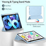 Apple iPad Air 11inç M2/M3 2025-2024 Kılıf Pen Charge Kalem Bölmeli