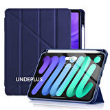 Apple iPad Air 11inç M2/M3 2025-2024 Kılıf Kalem Bölmeli Trifolding Case