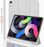 Apple iPad Air 11inç M2/M3 2025-2024 Kılıf Kalem Bölmeli Smart Case