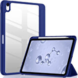 Apple iPad Air 11inç M2/M3 2025-2024 Kılıf Grafiti Şeffaf Kalem Bölmeli