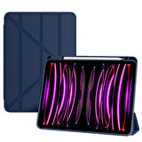 Apple iPad Air 11inç M2/M3 2025-2024 Kılıf Grafiti Şeffaf Kalem Bölmeli