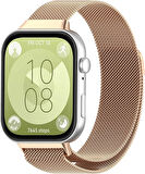 MobaxAksesuar Huawei Watch Fit 4/Fit 4 Pro/Fit 3 Kordon Milano Loop Metal Kordon (Fit/Fit2 Uyumlu Değildir)