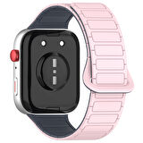 MobaxAksesuar Huawei Watch Fit 4/Fit 4 Pro/Fit 3 Kordon Orjinal Klips Silicon Magnetic Three Dizayn (Fit2 Uyumlu Değildir)