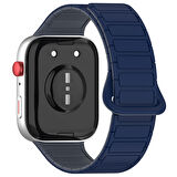 MobaxAksesuar Huawei Watch Fit 4/Fit 4 Pro/Fit 3 Kordon Orjinal Klips Silicon Magnetic Three Dizayn (Fit2 Uyumlu Değildir)