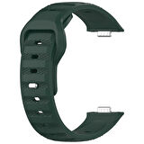 MobaxAksesuar Huawei Watch Fit 4/Fit 4 Pro/Fit 3 Kordon Tokalı Ekose Silikon