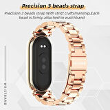 Xiaomi Mi Band 8 / Band 9 Kordon Klipsli Metal Kordon 04 +Kısaltma Aparatı