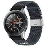 Samsung Galaxy Watch Gear S2 3 41mm 42mm Active 2 40mm 44mm Kordon Metal Klipsli Flexi Örgü