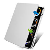 Apple iPad Pro 13inç M4 2024 Kılıf Termik Kalem Bölmeli Dönebilen Standlı Kılıf A2925 A2926 A3007